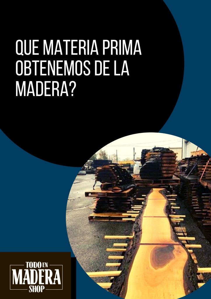 que derivados se obtienen de la madera