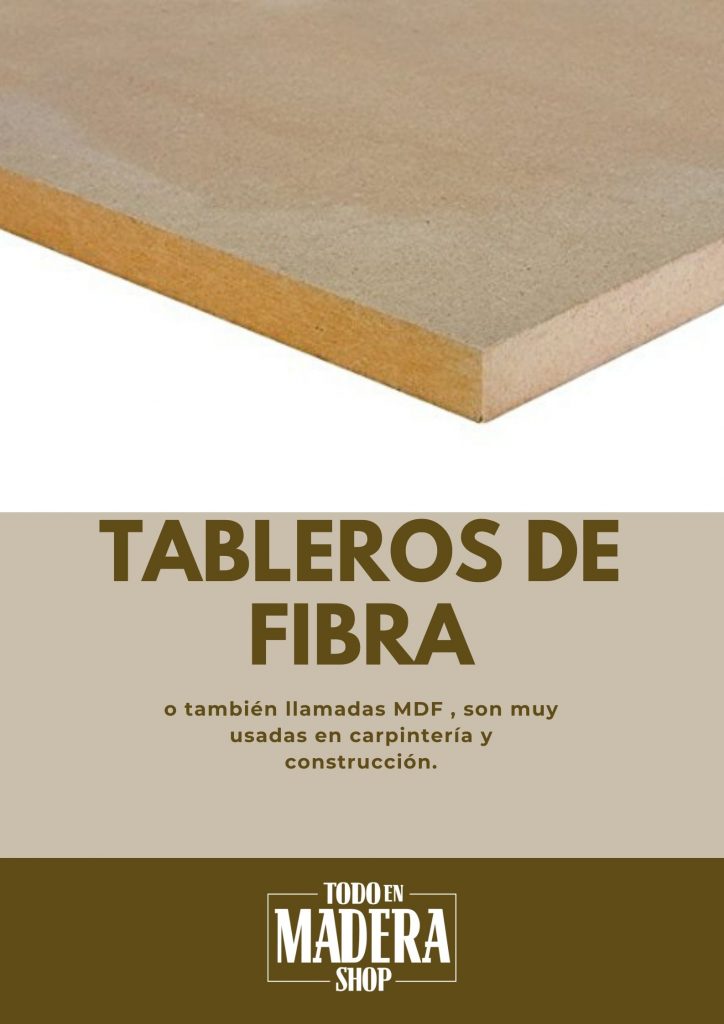 tableros de fibra