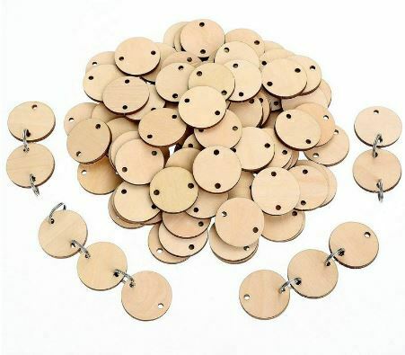 100-piezas-discos-de-madera-redondos-con-agujeros
